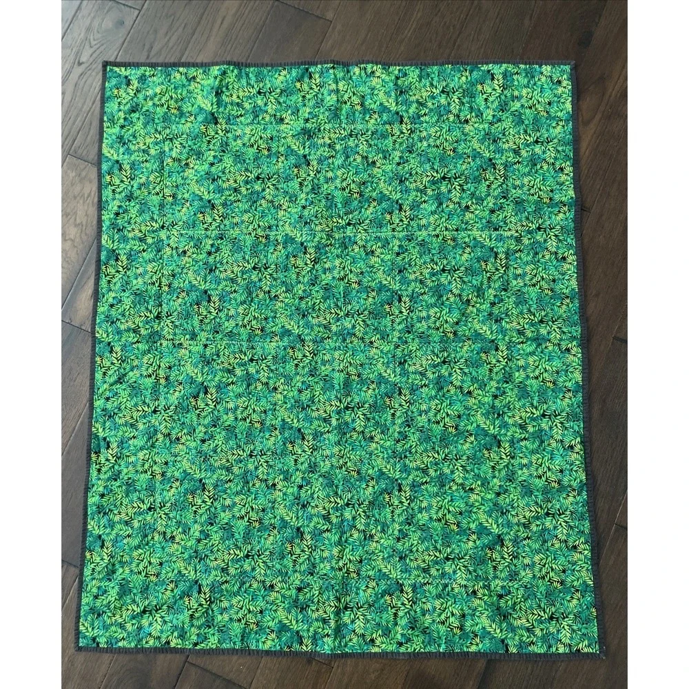 Woodland Animal Baby Quilt Handmade Lightweight Winsome Critters Crib 46x38